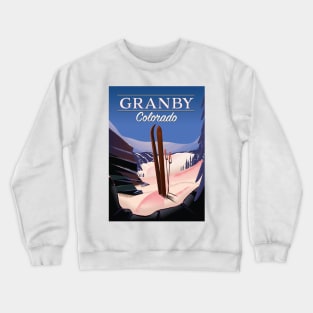 Granby Colorado ski poster Crewneck Sweatshirt